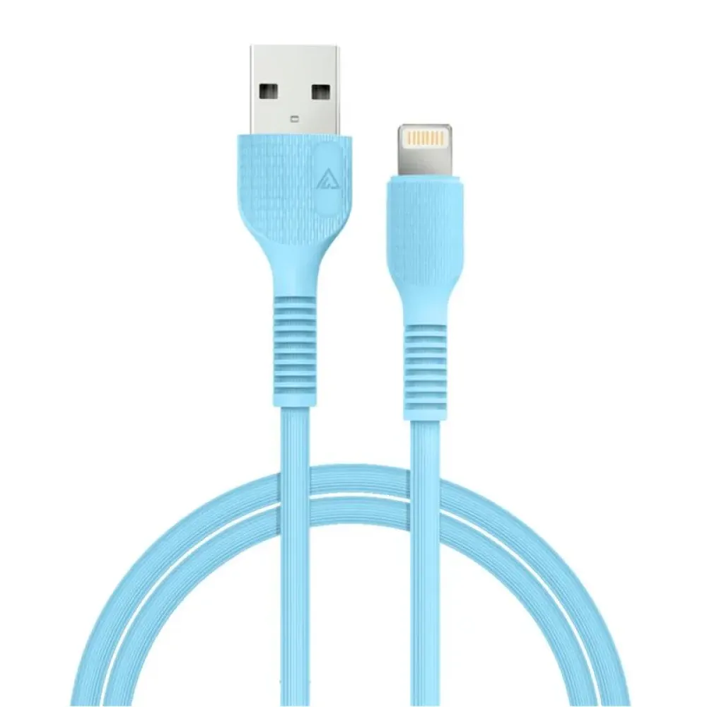 Кабель ACCLAB AL-CBCOLOR-L1BL USB - Lightning (M/M), 1.2 м, Blue