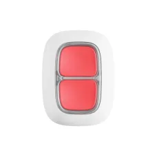 Бездротова екстрена кнопка Ajax DoubleButton біла