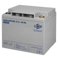 Акумуляторна батарея LogicPower 12V 40AH (LPM-MG 12 - 40 AH) AGM мультигель