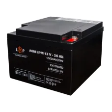 Акумуляторна батарея LogicPower LPM 12V 26AH AGM