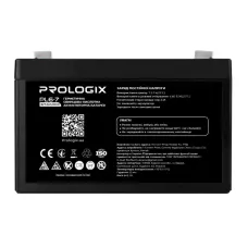 Акумуляторна батарея Prologix 6V 7AH (PL6-7) AGM