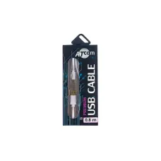 Кабель Atcom (16123) USB 2.0 AM/microUSB, 0.8м, White