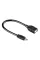 Кабель Atcom USB - micro USB V 2.0 (F/M), 0.8 м, Black