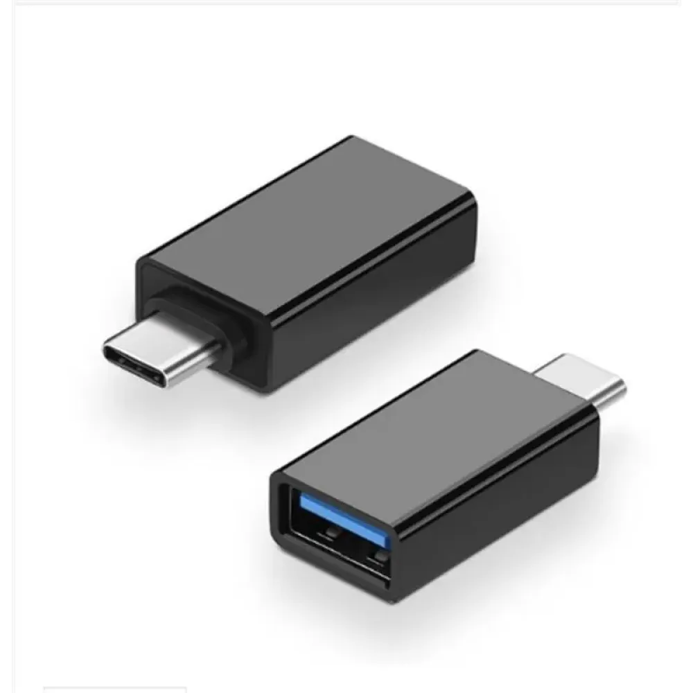 Адаптер Atcom USB Type-C - USB V 3.0 (M/F) Black