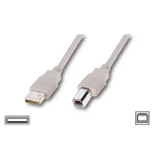 Кабель Atcom USB - USB Type-B V 2.0 (M/M), 1.8 м, ферит, White (3795) пакет