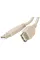 Кабель Atcom USB - USB V 2.0 (F/M), подовжувач, 1.8 м, ferrite core, White