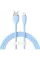 Кабель Baseus Jelly Liquid Silica Gel USB - Lightning (M/M), 2.4 A, 2 м, Blue (CAGD000103)