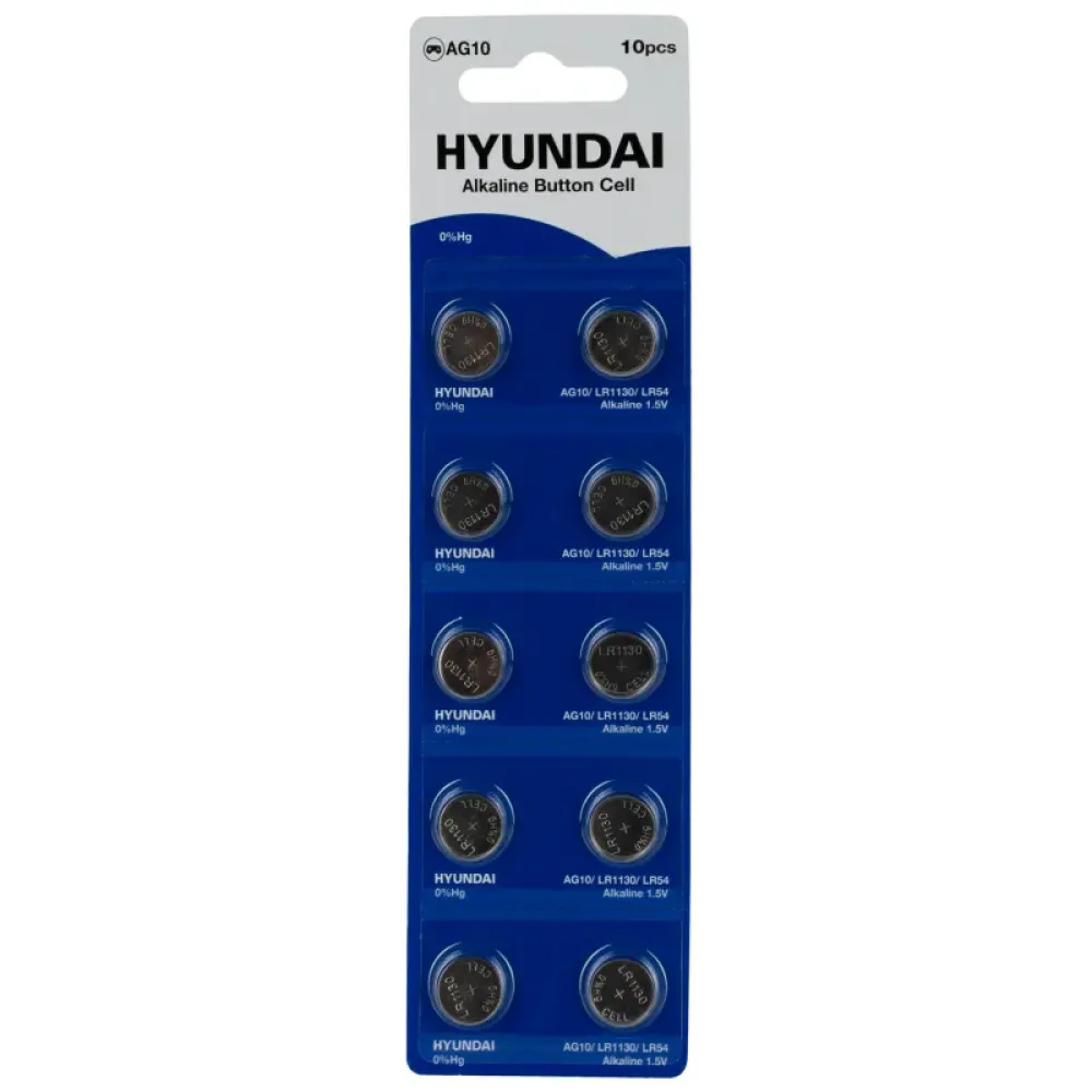 Батарейка Hyundai AG10 Blister 10