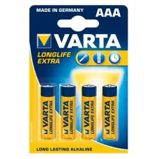 Батарейка Varta Longlife AAA/LR03 BL 4шт