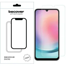 Захисне скло BeCover для Samsung Galaxy A14 SM-A145/A14 5G SM-A146 Crystal Clear Glass 3D