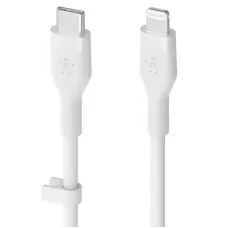 Кабель Belkin BoostCharge Flex USB Type-C - Lightning, 2 м, White (CAA009bt2MWH) OEM
