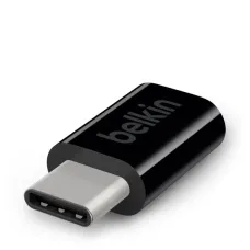 Адаптер Belkin micro USB - USB Type-C (F/M) Black (F2CU058BTBLK)