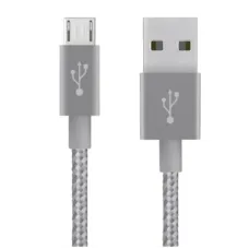 Кабель Belkin Mixit Metallic USB - micro USB (M/M), 1.8 м, Grey (F2CU021bt06GYTM)