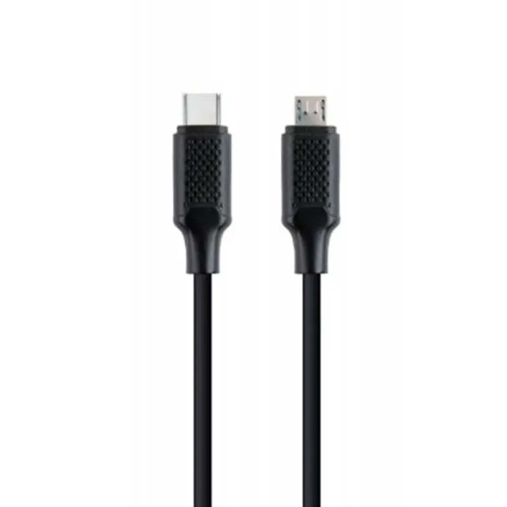 Кабель Cablexpert micro USB - USB Type-C (M/M), 1.5 м, Black