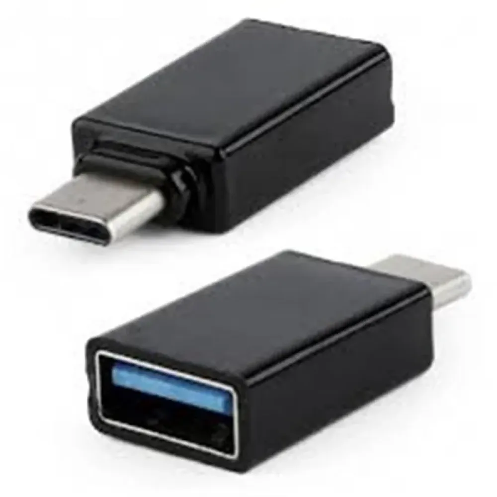 Адаптер Cablexpert USB Type-C - USB V 2.0 (M/F) Black