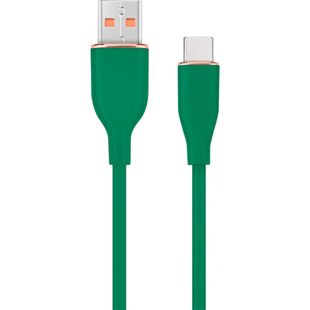 Кабель Cablexpert USB - USB Type-C (M/M), 2.1 A, 1.5 м, Green