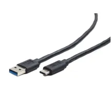 Кабель Cablexpert USB - USB Type-C V 3.0 (M/M), 1 м, преміум, чорний (CCP-USB3-AMCM-1M)