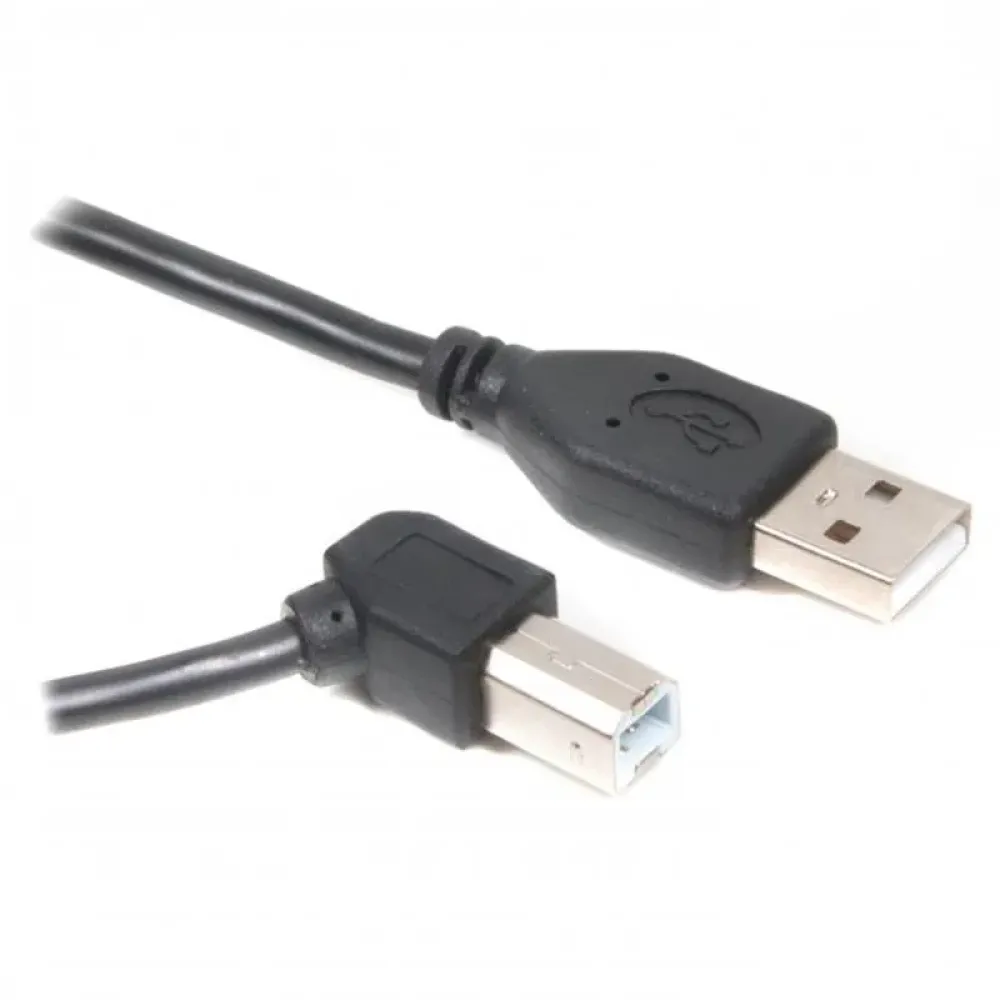 Cablexpert USB - USB Type-В V 2.0 (M/M), кутовий, 3 м