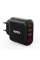 Мережевий зарядний пристрій Choetech (3USBх2.4A) Black (Q5009-EU)