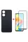 Чохол-накладка Dengos для Oppo A78 4G Black (DG-KM-03) + захисне скло