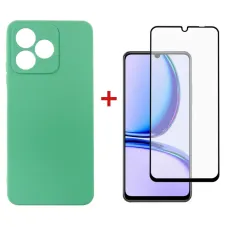 Чохол-накладка Dengos для Realme C51 Mint (DG-KM-61) + захисне скло