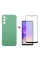 Чохол-накладка Dengos для Samsung Galaxy A05s SM-A057 Mint + захисне скло