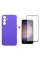 Чохол-накладка Dengos для Samsung Galaxy S23 FE SM-S711 Purple (DG-KM-12) + захисне скло