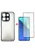 Чохол-накладка Dengos для Xiaomi Redmi Note 13 4G Black (DG-KM-66) + захисне скло