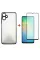 Чохол-накладка Dengos Matt для Samsung Galaxy A06 SM-A065 Black (DG-KM-126) + захисне скло