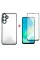 Чохол-накладка Dengos Matt для Samsung Galaxy A16 SM-A165 Black (DG-KM-133) + захисне скло