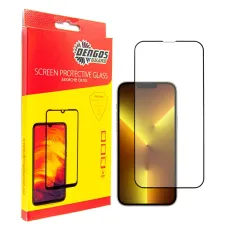 Захисне скло Dengos для Apple iPhone 13 Black Full Glue (TGFG-316)