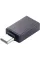 Адаптер Dengos OTG USB-USB Type-C Black (ADP-009)