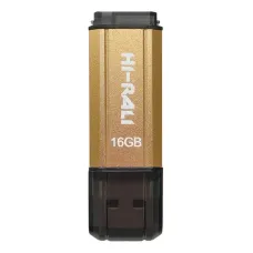 Флеш-накопичувач USB 16GB Hi-Rali Stark Series Gold (HI-16GBSTGD)