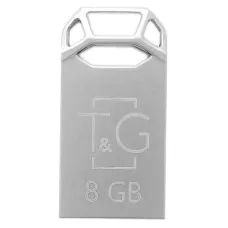 Флеш-накопичувач USB 8GB T&G 110 Metal Series Silver (TG110-8G)