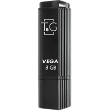 Флеш-накопичувач USB 8GB T&G 121 Vega Series Black (TG121-8GBBK)