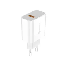 Мережевий зарядний пристрій Foneng EU46 QC3.0 Charger (1USBх3A) White (EU46-CH-TC) + кабель