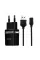 Зарядний пристрій Hoco C12 Smart (2USB, 2.4А) Black + кабель MicroUSB