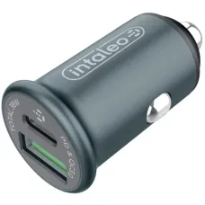 Автомобільний зарядний пристрій Intaleo CCGQPD238 (2USB, 3A) Grey (1283126509971)