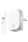 Мережевий зарядний пристрій Intaleo TCG242 (2USB, 2.4A) White + кабель Lightning
