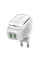 Мережевий зарядний пристрій Intaleo TCL242 (2USB, 2.4A) White