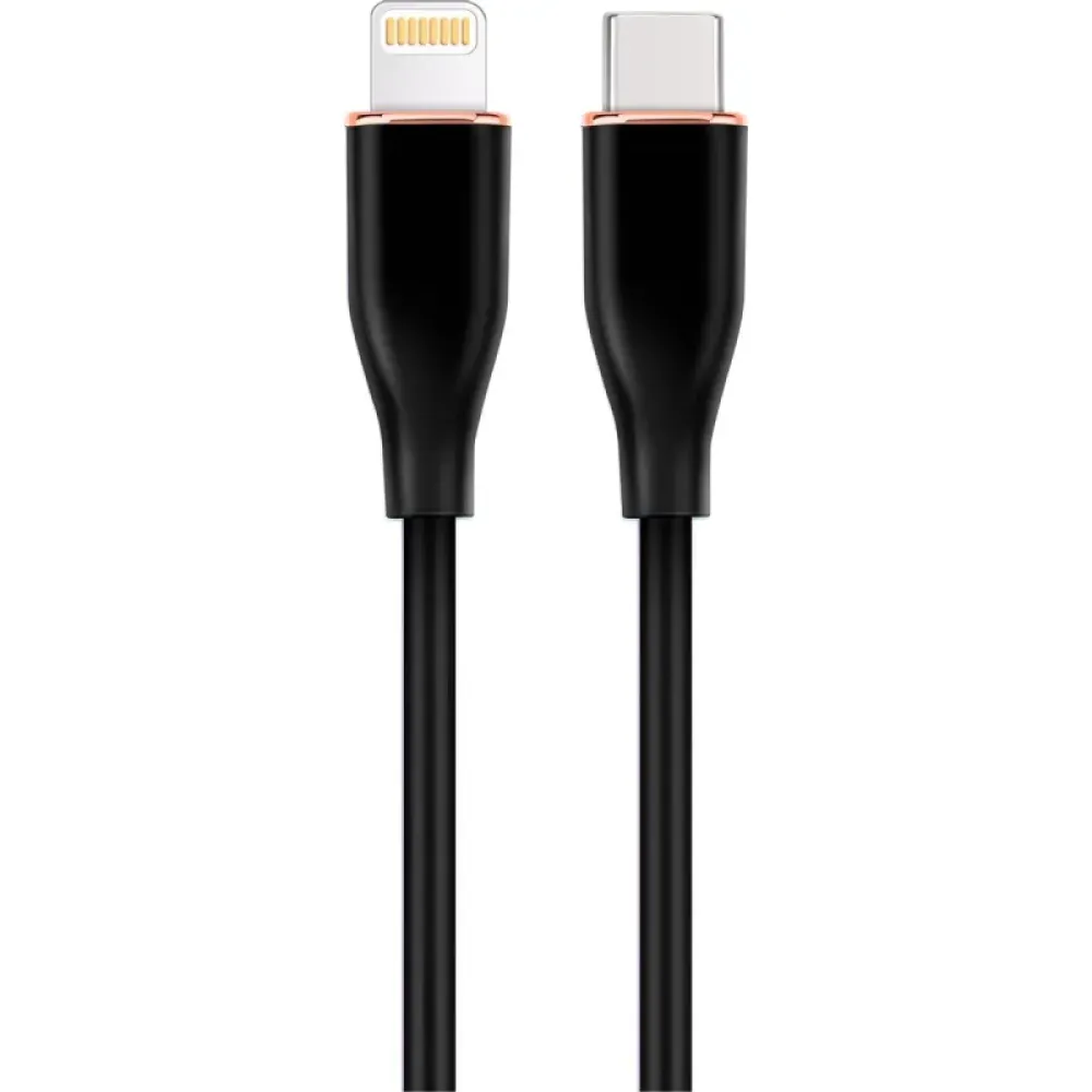 Cablexpert USB Type-C - Lightning (M/M), 2.25 A, 20 W, 1.5 м, Black (CC-USB2S-CM8PM-1.5M-BK)
