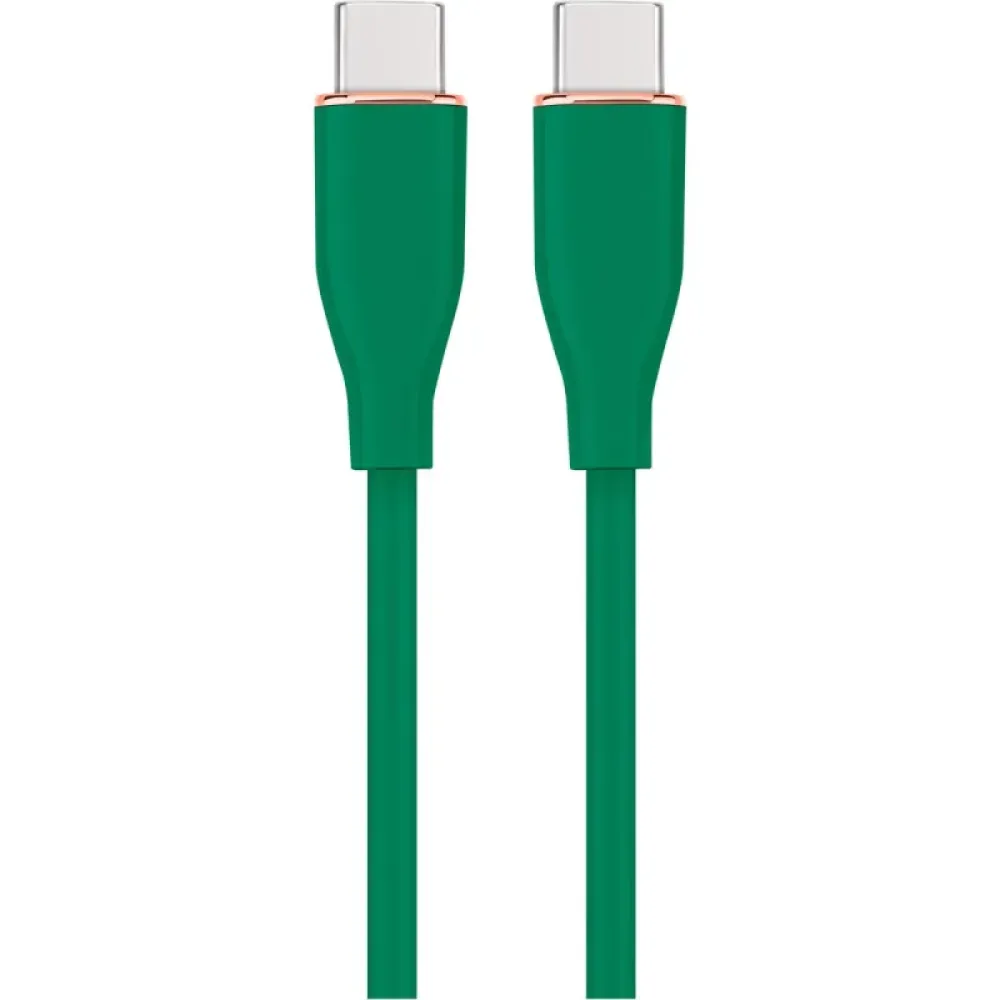 Cablexpert USB Type-C - USB Type-C (M/M), 3 A, 60 W, 1.5 м, Green (CC-USB2S-CMCM-1.5M-G)