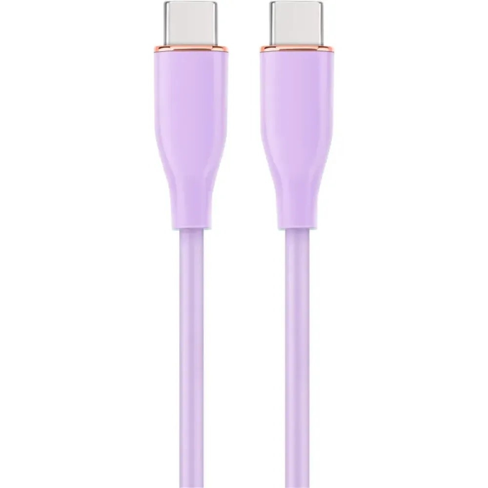Cablexpert USB Type-C - USB Type-C (M/M), 3 A, 60 W, 1.5 м, Purple (CC-USB2S-CMCM-1.5M-P)