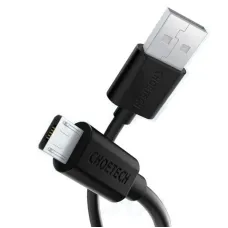 Кабель Choetech USB - micro USB (M/M), 1.2 м, Black (AB003)