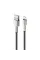 Кабель ColorWay USB - Lightning (M/M), metal head, 2.4 А, 1 м, Black (CW-CBUL046-BK)