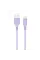 Кабель ColorWay USB - micro USB (M/M), soft silicone, 2.4 А, 1 м, Purple (CW-CBUM044-PU)