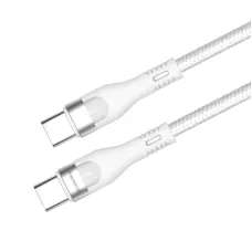 Кабель ColorWay USB Type-C + USB Type-C (M/M), 5.0 А, 1 м, White (CW-CBPDCC065-WT)