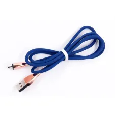 Кабель Dengos USB-microUSB 1м Dark Blue (NTK-M-SET-DBLUE)