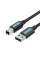 Кабель для принтера Vention USB - USB Type-B (M/M), 0.5 м, Black (COQBD)