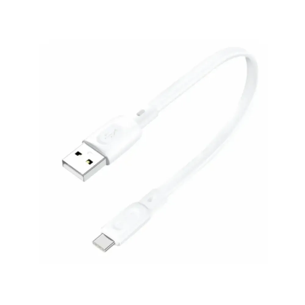 Кабель Foneng X107 USB - USB Type-C (M/M), 3A, 0.25м, White